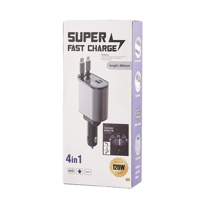 Chargeur Auto 4en1 Pro™ (120 Watt)